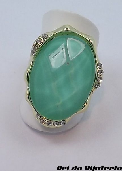 Anel de Pedra com Strass